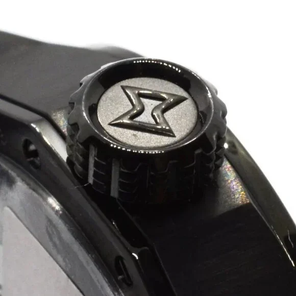 EDOX Men's 42mm Rally Timer Big Date 64008-37N-NOR Stainless Steel Rubber Watch!